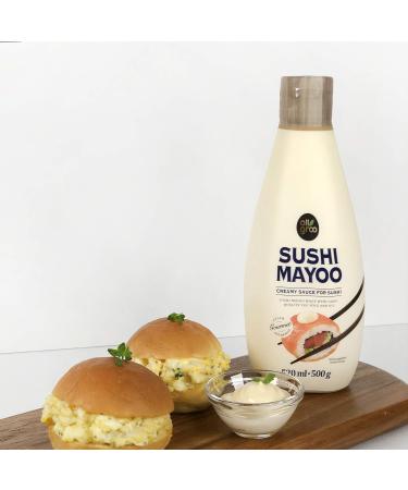 Allgro Sushi Mayoo Sauce - Creamy Spicy Korean Mayonnaise for Sushi & Dishes - 520ml Advantage Pack (3-Pack) - International Shipping Available - Buy Online on GoSupps.com