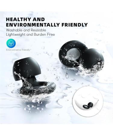 Noise Cancelling Ear Plugs for Sleeping - Reusable -30dB Silicone Hearing Protection | Ideal for Sleep & Focus - Buy Online on GoSupps.com