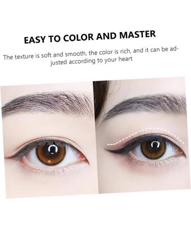 IWOWHERO 6 Pcs Eye Shadow Cream Light Brown Eyeliner Black Eyeliner Pencils Black Matte Eyeliner Eye Liner - Buy Online on GoSupps.com