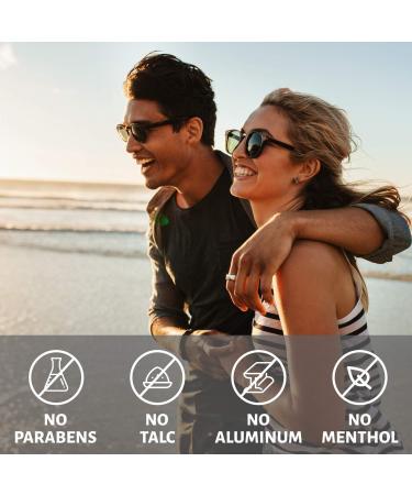 Chassis Unscented Men's Body Powder - Premium Natural Odor-Absorbing Formula | Non-Talc, Aluminum-Free, Paraben-Free | Anti-Chafing & Sweat-Reducing Powder - Buy Online on GoSupps.com