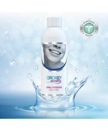 Oroxide Sensitive Solution - 250ml Oral Hygiene for Sensitive Gums Infections & Bleeding | Daily Disinfection - Buy Online on GoSupps.com