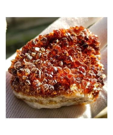 Room Decoration 1pc Natural Raw Citrine Quartz Geode Yellow Crystal Cluster Crystals Rough Specimen Stone Crafts Home Decor Great Choice for Home Decoration (Size : 190-240g)