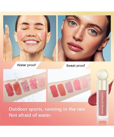 2PCS Long-Lasting Liquid Blush Makeup for Dewy Cheeks - Moisturizing & Waterproof Formula (4) - Buy Online on GoSupps.com