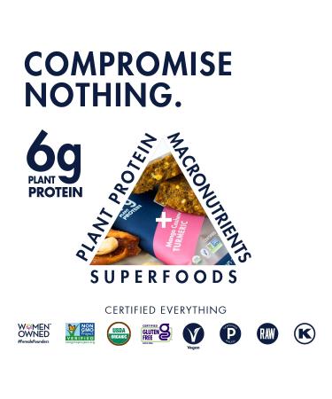 SHANTI BALANCE Mini Bars - Mango Cashew Turmeric | Organic, Gluten-Free Superfood | Immunity Boosting, 6g Plant Protein | RECOVER | 80 Calories | 24 Count - Buy Online on GoSupps.com