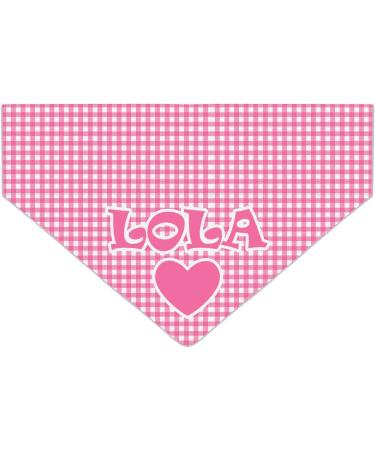 Shop Personalized Pink Dog Hooker - Unique Designs for Collars & Neck Ties - Triangle Pet Accessory - Buy Online on GoSupps.com