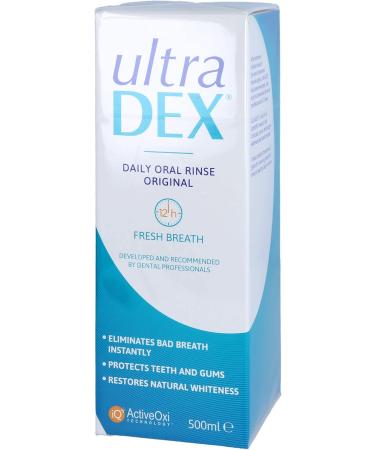 Buy ULTRADEX Antibacterial Mouthwash 500 ml - Effective Oral Care & Fresh Breath | International Shipping Available - Buy Online on GoSupps.com