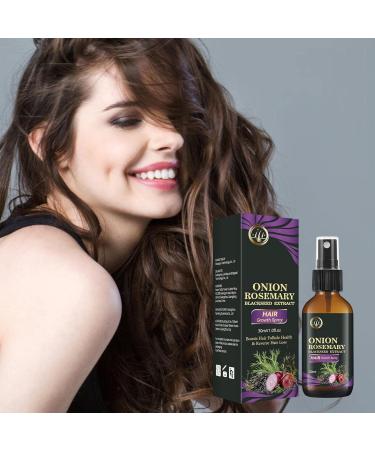 Hongjingda Rosemary Black Cumin Oil 30 ml Black Cumin Hair Growth Mist Natural Hair Growth for Damaged and Weak Hair Fermented Rice for All Hair Types - Buy Online on GoSupps.com