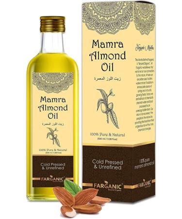 QURA QURA India's First Pure Asal Mamra Giri Almond Stem Oil Badam Extra Virgin Quality 100 ml