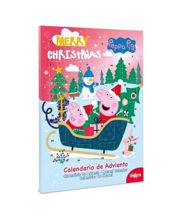 dekora - Peppa Pig Advent Calendar - With 24 chocolates - Total 50 g - Milk chocolate - Natural colorings - Special N