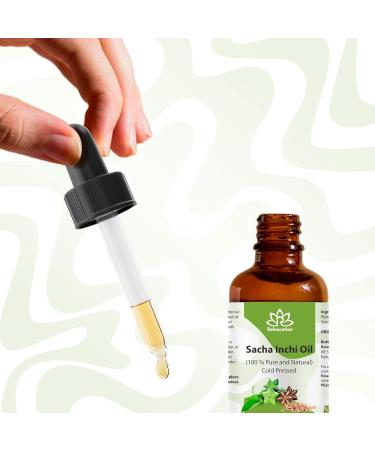 Relaxcation Cold Pressed Sacha Inchi Oil - Pure Unrefined Virgin Oil from Peru | Natural Carrier Extract for Face Hair and Body | 100% Plant-Based (4 oz) 4 Fl Oz (Pack of 1) - Buy Online on GoSupps.com
