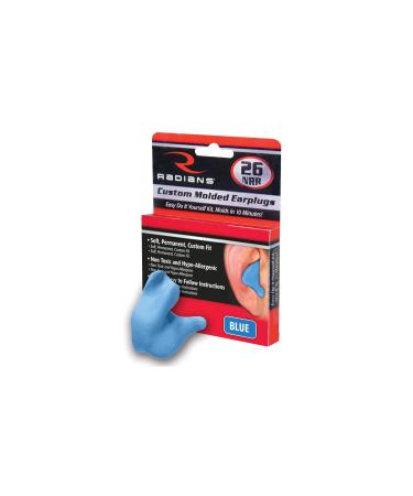 Radians CEP002-B Custom Molded Earplugs Retail Box w/ Blue Plugs Retail Box W/ Blue Plugs Molded Earplug