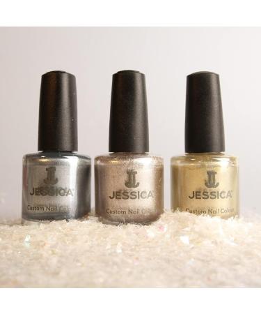 JESSICA Custom Colour Nail Polish Glitzy Gold 14.8ml - Buy Online on GoSupps.com