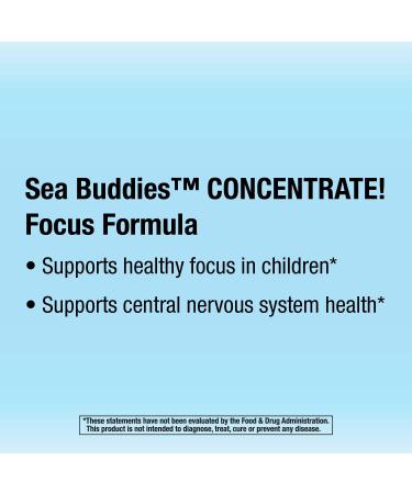 Nature's Way Sea Buddies Concentrate Focus Formula - 60 Capsules for Enhanced Brain Support - Buy Online on GoSupps.com