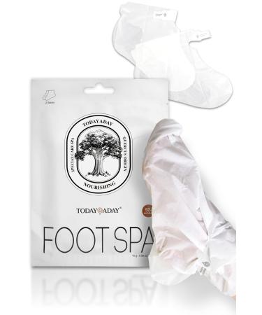 Moisturizing Foot Mask for Dry Cracked Feet 5 Pairs | At Home Foot Spa Kit | Foot Gloves that Remove Dead Skin | Pedicure Supplies & Foot Care Products | Foot Care for Women & Men
