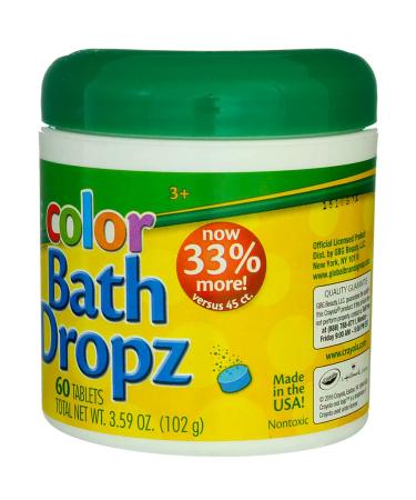 Crayola Color Bath Dropz 3.59 oz - 240 Tablets (4 Pack) | Vibrant and Fun Bath Time Coloring Tablets - Buy Online on GoSupps.com