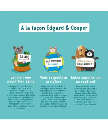 Edgard & Cooper Dog P t (Game & Duck 150g x 11) Grain Free Fresh Meat & Quality Protein Real Ingredients for Dogs Hypoallergenic No Added Sugars - Buy Online on GoSupps.com