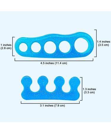 Premium Gel Toe Separators for Men & Women - Toe Straighteners, Spacers, Hammer Toe & Bunion Corrector - Ideal for Yoga, Running & Pedicure - Buy Online on GoSupps.com