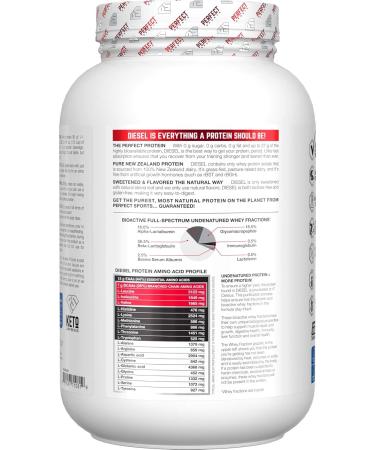 Perfect Sports Diesel 100% New Zealand Whey Isolate Grass-Fed & Pasture Raised 2LB Cookies n Cream - Buy Online on GoSupps.com