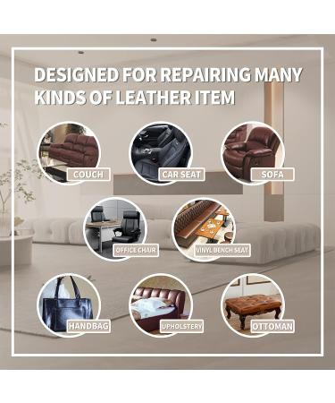 ALLANSING Leather Repair Tape Patch - Self Adhesive Vinyl Repair Tape for Furniture Couch Upholstery - Black 3.5x65 Inch - Buy Online on GoSupps.com