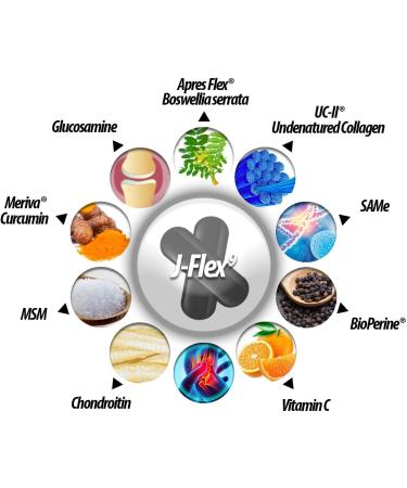 J-FLEX9 Advanced Joint Health Supplement + Cartilage Support & Tendon Function | Ingredients include: Chondroitin Glucosamine MSM Curcumin Boswellia Serrata Collagen. Made in USA - Buy Online on GoSupps.com