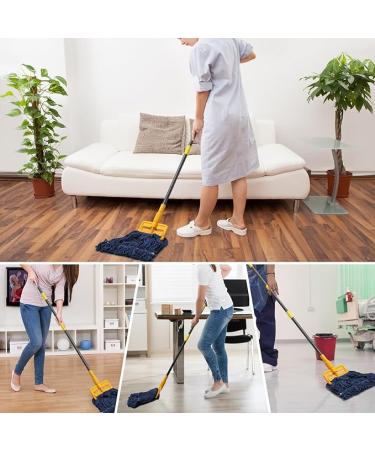 Mop Handle Commercial Heavy Duty - 60 inch Metal Commercial Mop Stick Side Gate Mop Head Replacement Holder for Floor Cleaning Clamp Mop Handle Quick Change for Wet Mop (1) - Buy Online on GoSupps.com