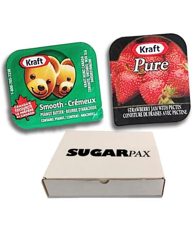 SugarPax - Kraft Peanut Butter Jelly Single-Serve Portion Bundle (Strawberry) - total of 30pcs
