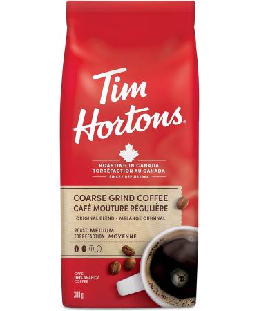 Tim Hortons Original Blend Coarse Grind Medium Roast Arabica Coffee 300g Bag - Buy Online on GoSupps.com