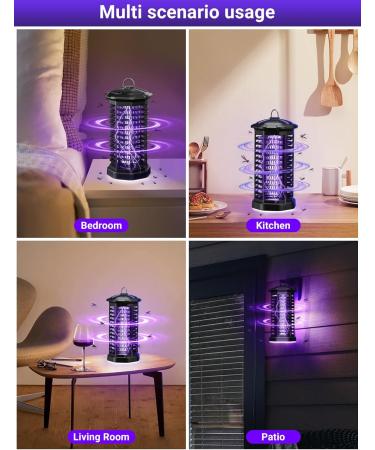Meoligram 2-in-1 Insect Destroyer - UV Mosquito Trap & LED Fly Catcher for Indoor/Outdoor Use - Buy Online on GoSupps.com