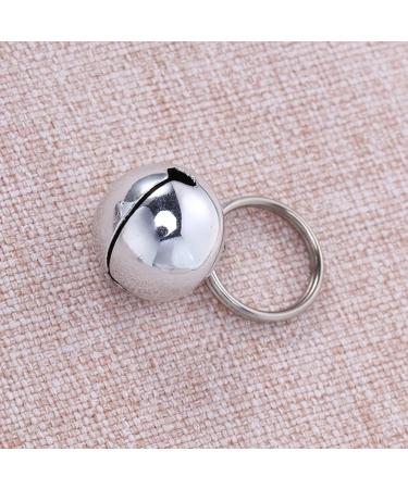 Balacoo Pet Bells 10pcs Cat Dog Bells Pet Collar Accessories Pet Training Bells for Kitten Collars Puppy Collars Silver - Buy Online on GoSupps.com