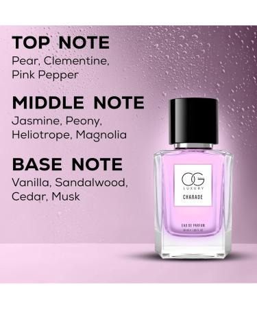 O.G BEAUTY LUXURY Charade Eau De Parfum 50ml | Elegant Fragrance for Women with Pear Clementine & Pink Pepper | Enriched with Jasmine Peony & Cedar | Long-Lasting Perfume for Every Occasion - Buy Online on GoSupps.com