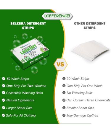 Eco Sheets Laundry Detergent Strips - 100 Loads 5 Scents Plastic-Free & Travel-Friendly - Buy Online on GoSupps.com