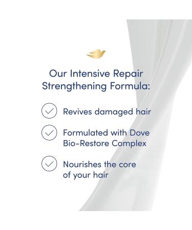 Dove Nutritive Solutions Strengthening Shampoo Intensive Repair - 4 Count, 12 oz - Formulated with Keratin Actives for Dry and Damaged Hair - Buy Online on GoSupps.com