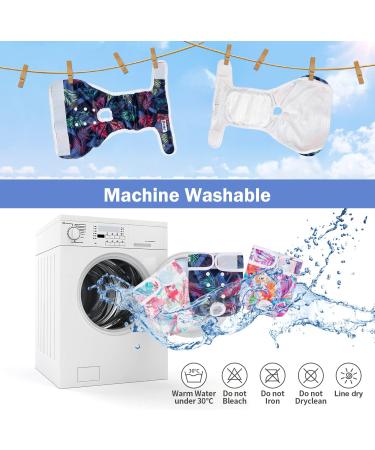 Buy Dono Reusable Dog Diapers - 3 Adjustable Washable Heat Pants for Bitches (Palm Leaves Size L) - Eco-Friendly Pet Care - Buy Online on GoSupps.com