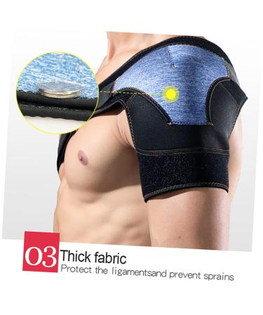 Adjustable Care Shoulder Brace for Labrum Tear Support | Breathable Heated Eye Pads & Comfortable Shoulder Straps - Buy Online on GoSupps.com