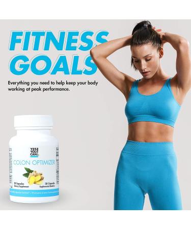 Yes You Can! Probiotics Colon Optimizer - Organic Gut Health Supplement with Ginger & Peppermint, 30 Capsules - Buy Online on GoSupps.com