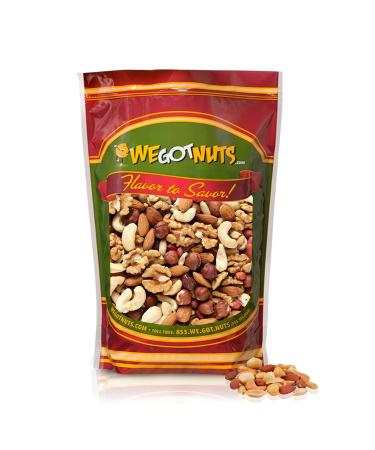 Deluxe Mixed Nuts- Premium Quality Kosher Mixed Nuts Snack By We Got Nuts- Natural Rich Flavor Cashews, Walnuts, Almonds, Pecans, Brazil Nuts & More- Packed In A Resealable Bag (3lbs, Shelled, Unsalted, Raw) Shelled/Unsalt - Buy Online on GoSupps.com