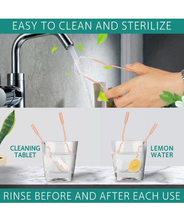 RONAVO Copper Tongue Scraper for Adults | Oral Care & Hygiene Tongue Cleaner for Fresher Breath | Includes Travel Case - Buy Online on GoSupps.com