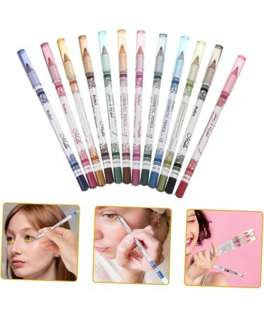 FRCOLOR 12pcs Eyeliner Pencil Oilproof Flower Claw Clips Colored Eye Liner Pencils Set Highlighter Mousse 1 count (Pack of 1) Colorful - Buy Online on GoSupps.com