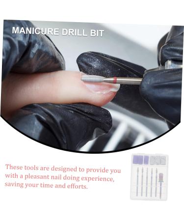 Healeved 1 Set Nail Polisher Nail Bits Acrilic Manicure Drill Bits Nail Grinding Heads Electric Pedicure Kit Power Rotary Tools Extension Nail Driller Nail Grinders Nail File Corundum Boxed - Buy Online on GoSupps.com