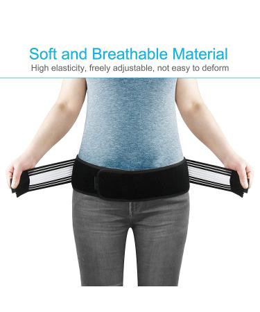 REAQER Sacroiliac SI Hip Belt - Pain Relief Support Brace for Sciatica, Lower Back, and Pelvic Pain - Stabilizing Compression for Men and Women - Buy Online on GoSupps.com