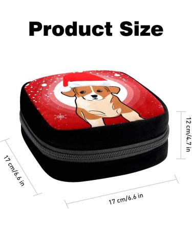 GIAPB Period Bag Sanitary Napkin Storage - Christmas Dog Design | Color2348 - Buy Online on GoSupps.com