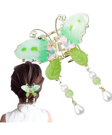 Butterflies Tassel Hair Clip | 3D Butterflies Clips | Hair Fashion Accessories Elegant Tassel Butterflies Hairpins Alloy Barrettes Tassel Butterflies -Shaped Hair Clip for Ladies Girls - Buy Online on GoSupps.com