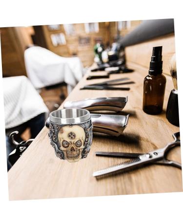 Unbreakable Foam Mesh Shell Razor Cup | Clean Shaving Cream Holder | Rustproof Steel Foam Cup for Men - International Shipping - Buy Online on GoSupps.com