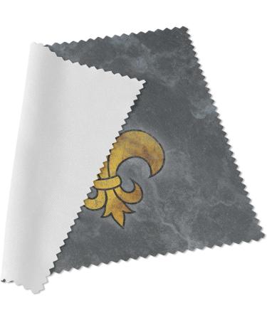 Urban Backwoods Fleur De Lis Microfiber Cloth | Premium Glasses Cleaning Cloth - International Shipping Available - Buy Online on GoSupps.com