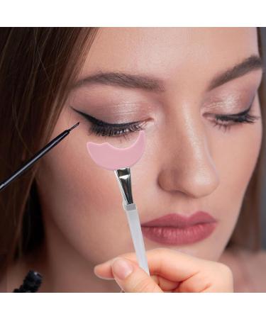 Eye Makeup Auxiliary Artifact - Lash Guard Makeup Tool Makeup Tools For Eyes | Reusable Eye Template Eyelash Tools Eyebrow Stencils Makeup Tools Reusable Silicone For Beginners 6.18x2.24x0.39in pink - Buy Online on GoSupps.com