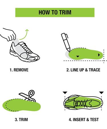 Superfeet Run Support Insoles - Trim-to-Fit Low to Medium Arch Support for Running Shoes | Professional Grade - Size 9.5-11 Men / 10.5-12 Women - Buy Online on GoSupps.com