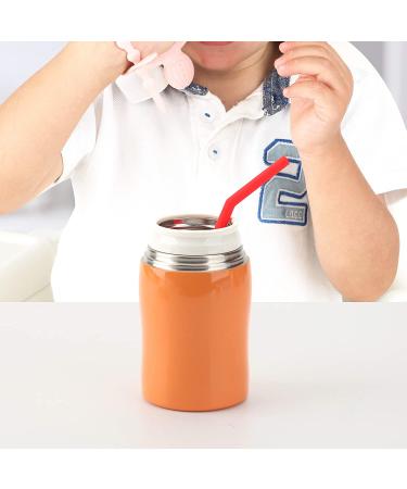 Kids Silicone Straws - 6 Short Reusable Straws for Tumblers | BPA Free & Eco-Friendly with 2 Cleaning Brushes - Buy Online on GoSupps.com