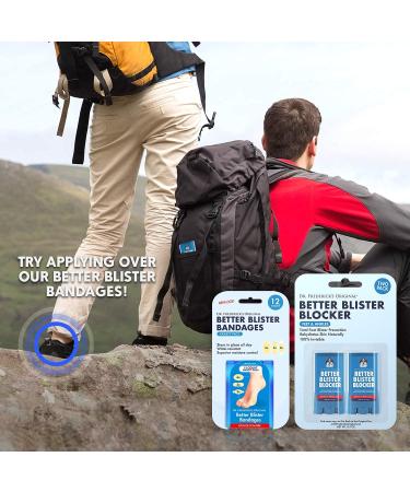 Dr. Fredericks Original Better Blister Blocker 0.90 oz - 2 Pack- Anti Chafing Stick for Blister Prevention and Pain Relief - Buy Online on GoSupps.com