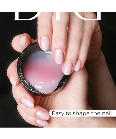 Didier Lab - Premium Milky Pink Solid Builder Gel for Nails - Hard Gel Builder for Extension - Nail Strengthener - LED UV Builder Gel for Nails - Split Nail Repair - Nail Hardener Gel - 50 ml 50 ml (Pack of 1) Milky Pink - Buy Online on GoSupps.com