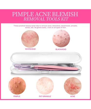 Teenitor Blackhead Remover Kit - 5 Piece Acne & Pimple Extraction Tool Set for Clear Skin | Includes Extractors & Tweezers - Buy Online on GoSupps.com